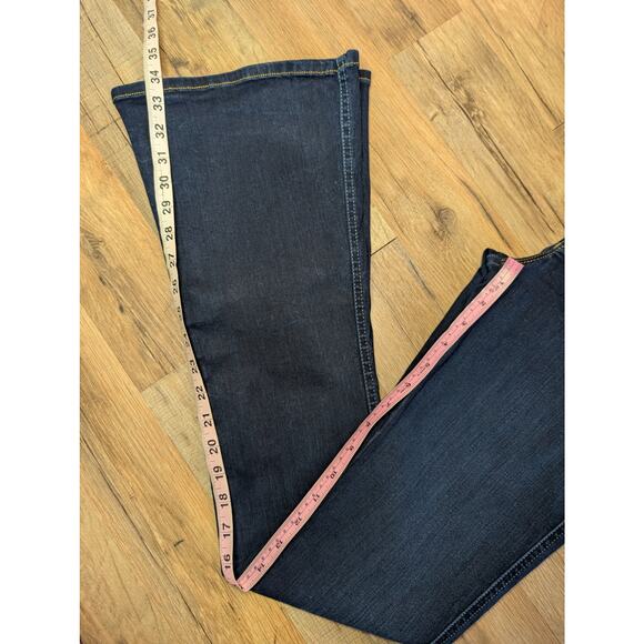7 For All Mankind Women Jeans, "Kaylie" Dark Wash Bootcut Jeans, Sz 27 - Picture 5 of 11
